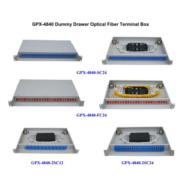 Waterproof Fiber Optic Distribution Box Available For Adaptors FC SC ST