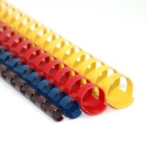 China PVC 21 Rings 250mic Plastic Comb Binding For notebook on sale
