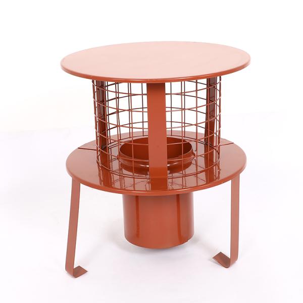 SUS 304 316L Chimney Rain Cover , Chimney Flue Cap For 5'' 6'' Wood Stove