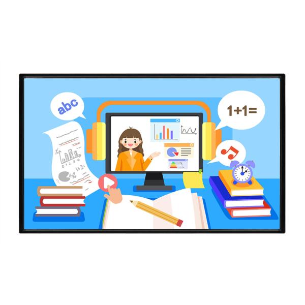 IR Interactive Whiteboard 82 To 120 Inch 10 Touch Points Smart White Board USB Port 4K Projector Display For Nursery