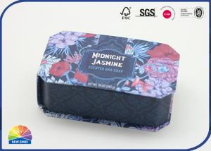 China Colorful Printed Clamshell Gift CCNB Paper Box Scented Soap Package on sale