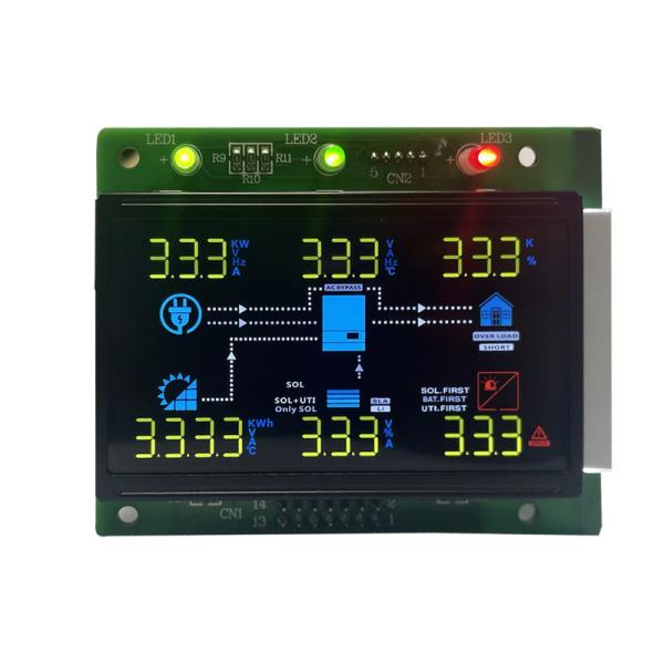 Quality VA/negative /transmissive LCD Module 12:00 O CLOCK 1/4 Duty 1/3 Bias Driving Ic HT1621 for sale