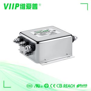 Wholesale 50A 3 Phase EMI Filter 60dB-90dB Three Phase Line Filter from china suppliers