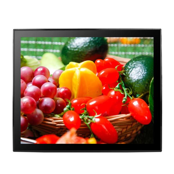 Quality VGA / DVI 19 Inch Touch Screen Monitor With Antibacterial Function for sale