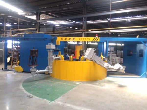Quality Small 3 Arm Roto Casting Machine Fully Automatic for sale