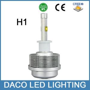 China Car led headlight H1 bulb headlight single beam 30w 3600lm 3000k 6000k 8000k on sale