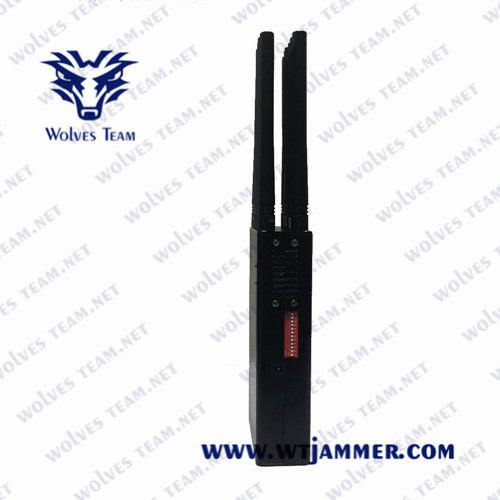All Frequency 12 antennas 12W handheld cell phone jammer