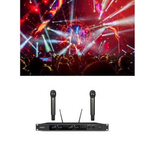 China UHF Wireless Lavalier Lapel Microphone System / Headset / Stand Mic 165ft Bietrun on sale