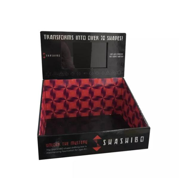 Quality Glossy or Matt Finish Cardboard Countertop Displays With LCD Screen for sale