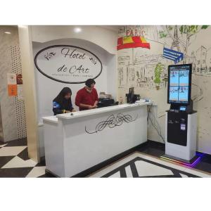 Wholesale Interactive Check In Counter Kiosk With Touchscreen Card Reader Power from china suppliers