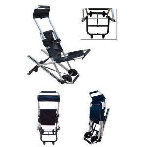 China Aluminum Alloy Folding 4 Wheels Crawlers Emergency Evacuation Chair With Trake on sale