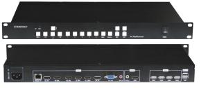 Wholesale 15Watts Video Scaler Switcher , Seamless Switcher Scaler 24 - Bit Color Depth from china suppliers