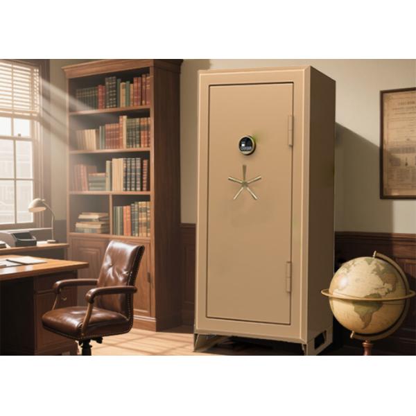 H1800mm Jewely Safe Luxury Leather Watch Winder Fingerprint Lock With Fireproof