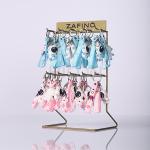 4-Layer Countertop Display Racks, Metal Keychain Collection Display Rack