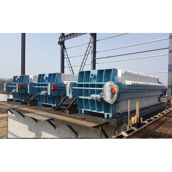 Mix Plant Diaphragm Filter , Filter Press For Sludge Dewatering Long Service Life