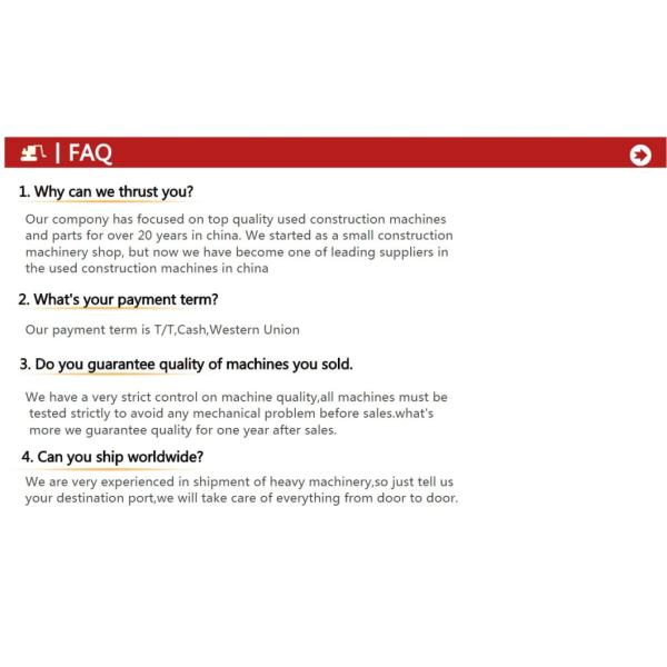 Hydraulic Used Caterpillar Excavator 36 Ton CAT 336D Excavator