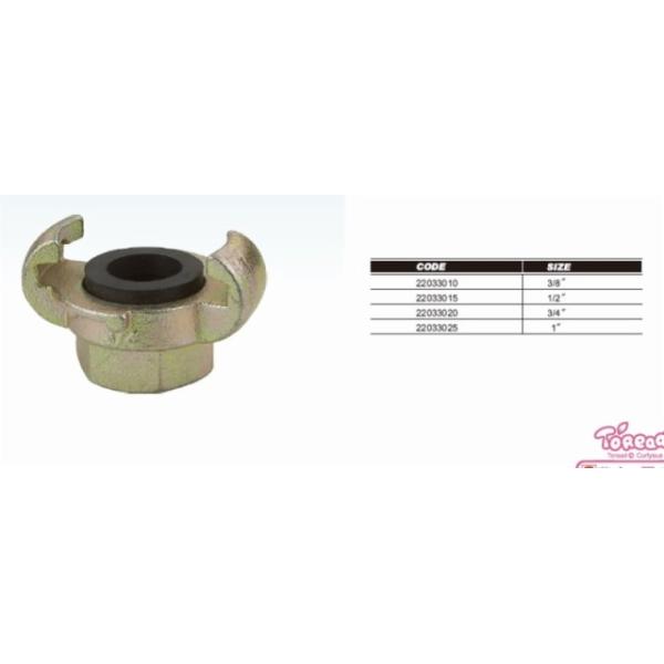 Plating Steel 1/4" to 2" Air Hose Coupling Euro Type female thread