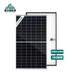 420 Watts 182*91mm Efficient Solar Panels With 3 Bypass Diodes 30/35mm Frame