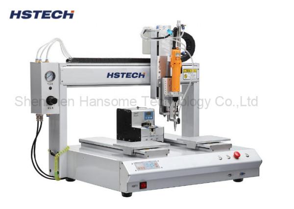 Quality Aluminum Material Desktop Screw Machine 4 Axis Chain Moving Closed Loop Automatic for sale