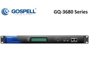 GQ-3680 Series Modular IPQAM, 48 or 72 QAM modulation, 3 pluggable QAM modules