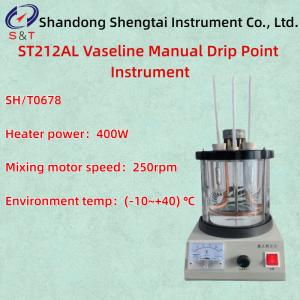 China ST212AL Vaseline Manual Drip Point Instrument SH/T0678 Speed 250rpm Glass Test Tube on sale