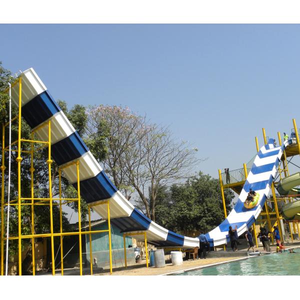 U Shaped Pendulum Water Park Slide Fiberglass Dp-Pen01 Anti Corrosion