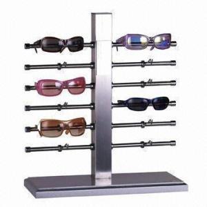 Wholesale Silver Spectacle Frame Display Units , Wall Mounted Sunglass Holder For Supermarket from china suppliers