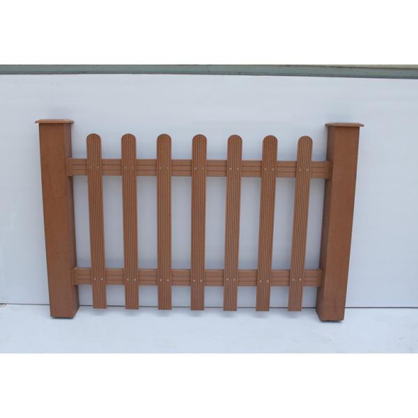Elegant Wood Plastic Composite Garden Fence for Wholesale