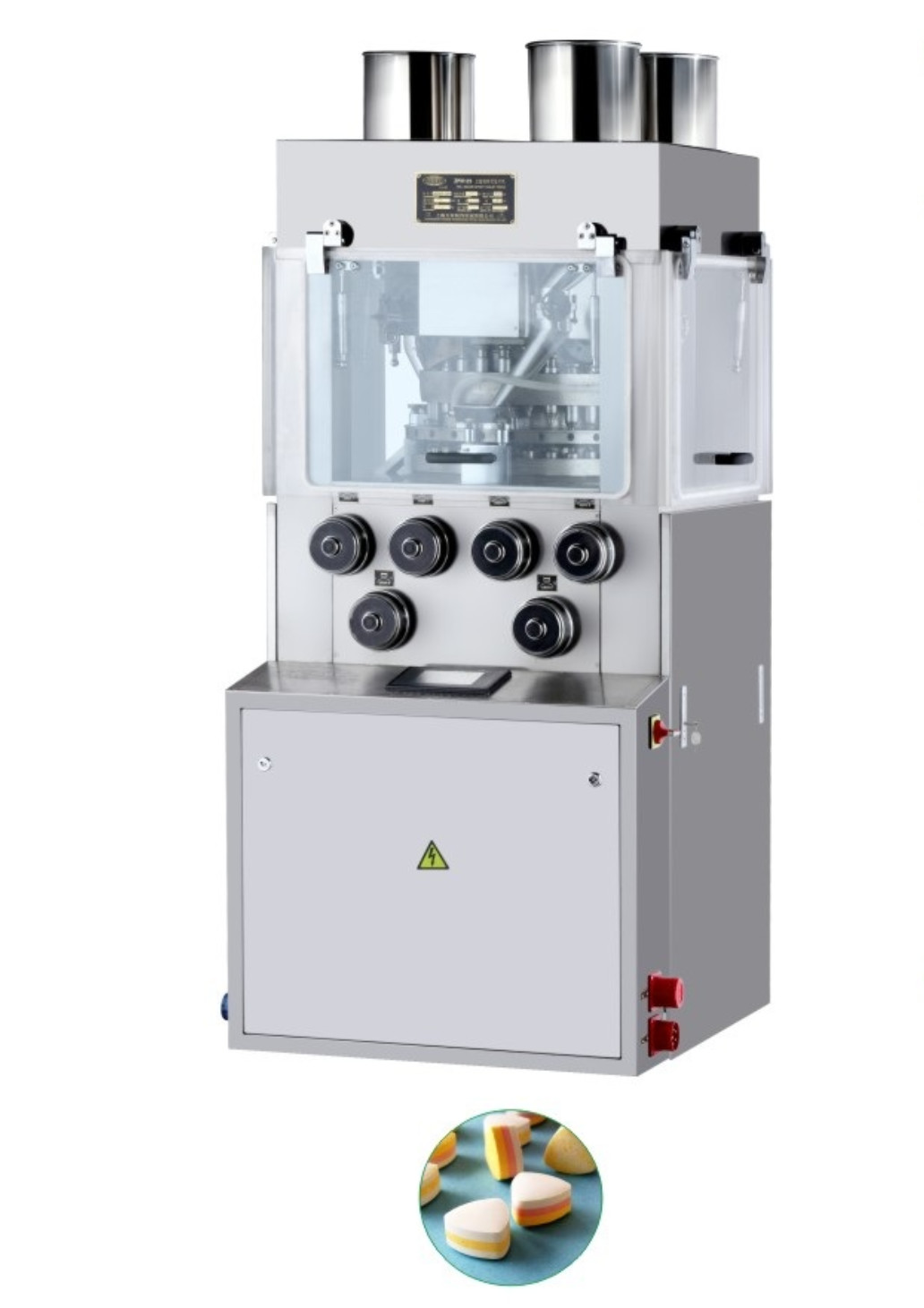 Wholesale Wide application PLC Multifunctional Triple Layers Rotary Pill Press Machine from china suppliers