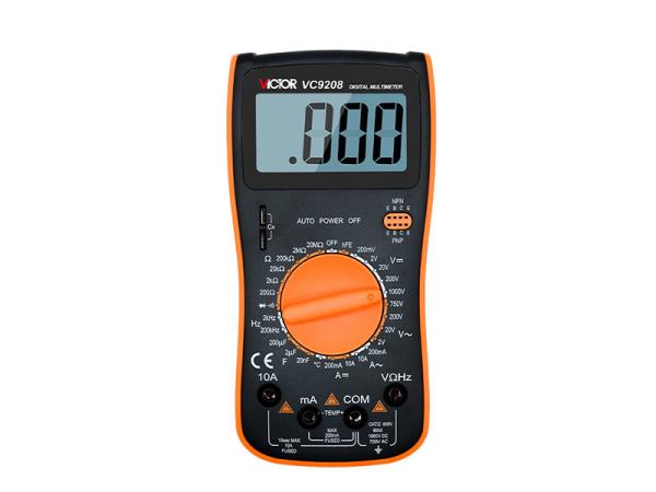 Quality VC9208 Manual Range Digital Multimeter LCD Display With Backlight for sale
