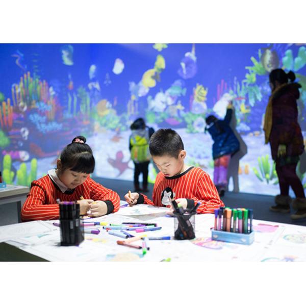Magic Sea Interactive Projector Games Painting With Infrared Sensing Radar