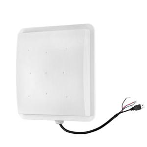 China UHF RFID card reader 0- 6m long distance range with 8dbi Antenna RS232/RS485/Wiegand Read Integrative UHF Reader on sale