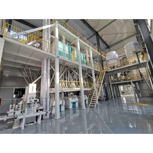 120 Ton Per 24 Hour Automatic Roller Corn Wheat Grinder Bread Flour Milling Machine in Bangladesh