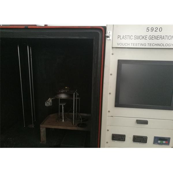 Thermal Smoke Density Test Apparatus , Ftt Fire Testing Nbs Smoke Chamber Standard ISO5659-2