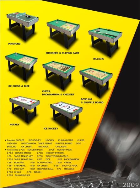 Quality 4 FT Multi Game Table Comfortable 14 in 1 game table With Multicolor Player for sale