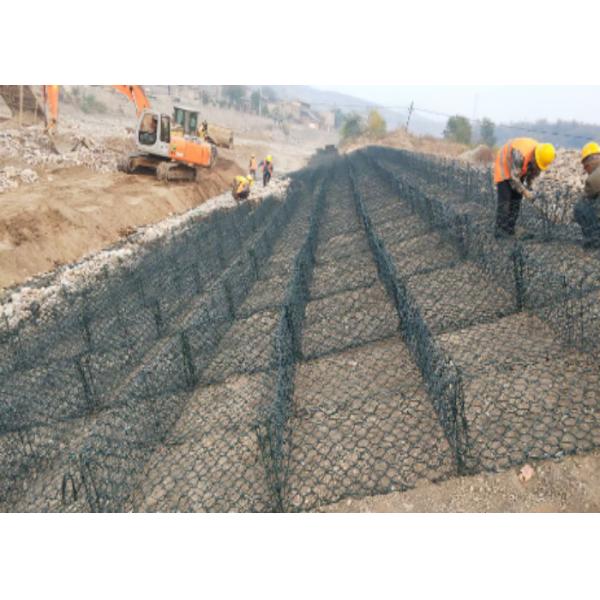 80x100mm Galvanized Metal Gabion Basket 4mm Wire Diameter BV Certified