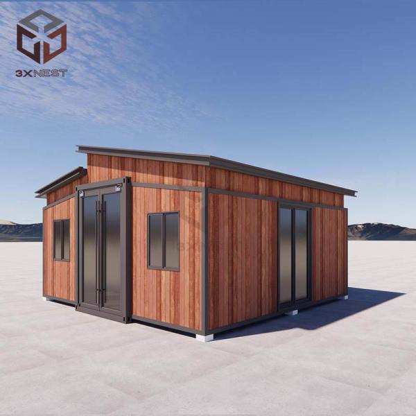 Quality Temporary Flat Pack Folding House Expanding Shipping Container Home for sale