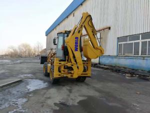 China High Stability Electric Backhoe Loader 1m3 Compact Tractor Loader Backhoe on sale