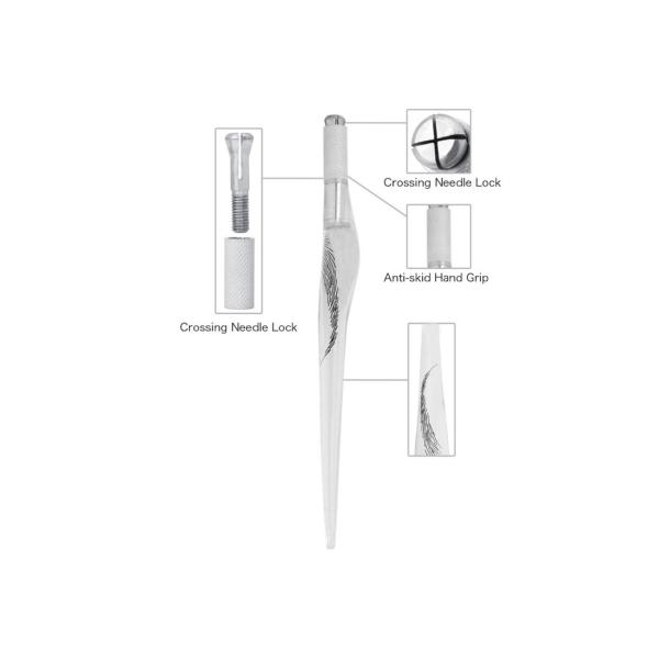 PCD Crystal Acrylic Permanent Makeup Manual Microblading Pen for eyebrows