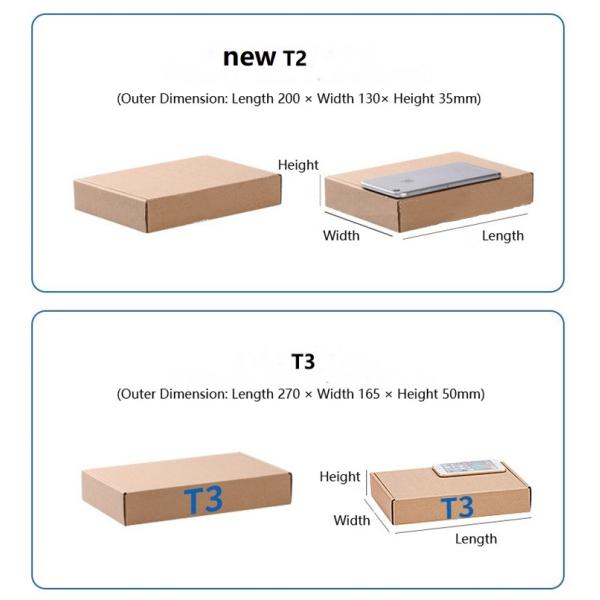 T1-T7 Corrugated Folding Custom Paper Packaging Box 1-3mm Deviation
