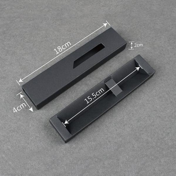 Pen Gift Kraft Paper Packaging with Drawer for Ballpoint Pens Custom Logo Available