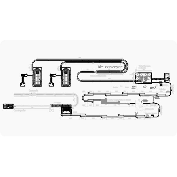 19000BPH 1000ML PET Water Filling Machine plc sgs Rotary