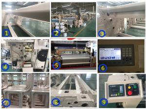 China 190CM WATER JET LOOM MACHINE DOUBLE NOZZLE FEEDER DOBBY SHEDDING on sale