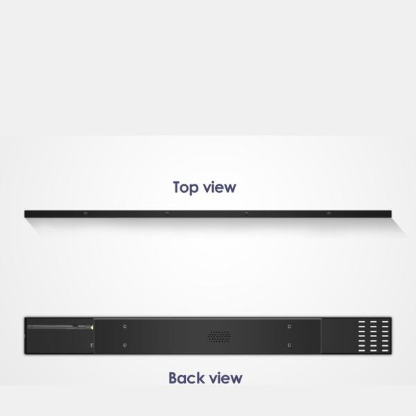Quality Advertising LCD Segment Display LCD Digital Signage Bar Stretched Screen 23inch for sale