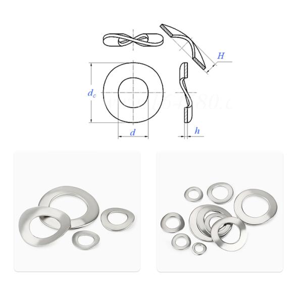 GB955 Corrosion Resistance 304 Stainless Steel Spring Washer
