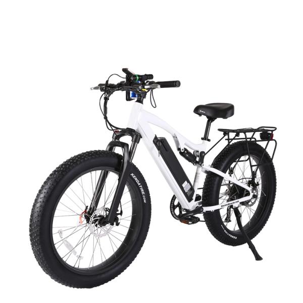 Electric Fat Tyre Mountain Bike 26 Inch Wheel 48v 500w 750w 1000w E Bike for Adult