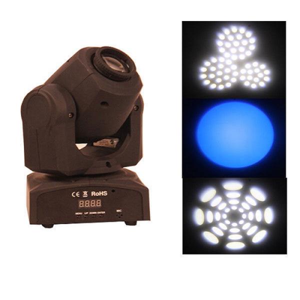 Zoom Dmx LED Moving Head Light Auto Mode With 7 Gobos 270° Title Scanner