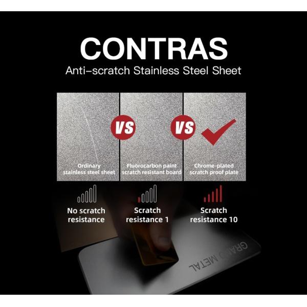 Anti - Scratch Decorative Stainless Steel Sheet 201 304 316 For Kitchen Appliance