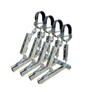 China Highly Resistant  Bolted Seismic Brackets In Stainless Steel ISO9001 Certified on sale