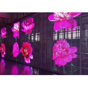 95 Transparent Glass LED Display Dustproof For Window